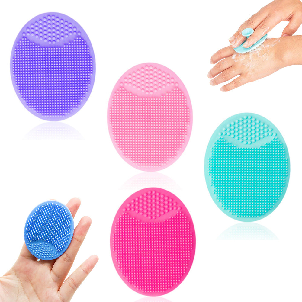 4 Pack Silicone Face Cleansing Brush Facial Cleanser Brush Set