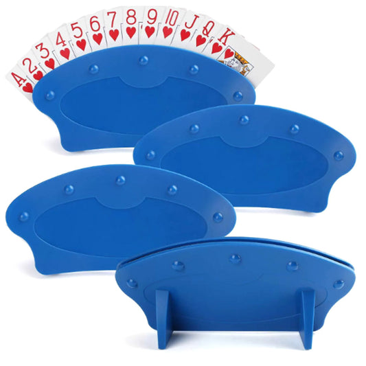 Hands Free Playing Card Holders Card Rack Set of 4 for Family Game Nights