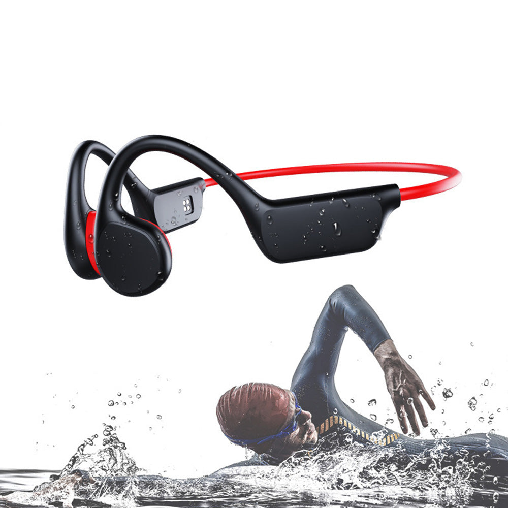 Swimming Water-Resistant Wireless Bone Conduction Earphones