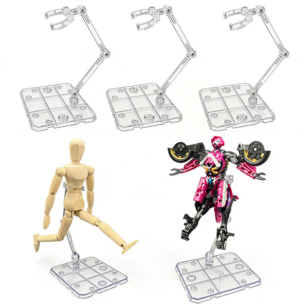 5Pcs Action Figure Display Stand Poseable Flight Stand for HG RG SHF Adjustable Base