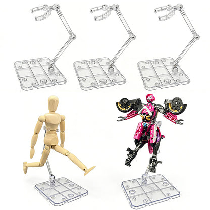 5Pcs Action Figure Display Stand Poseable Flight Stand for HG RG SHF Adjustable Base