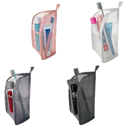 4 Pack Self Standing Toiletry Bag Waterproof Travel Cosmetic Organizer