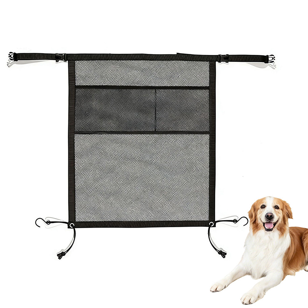 Car Back Seat Pet Barrier Net for Dogs SUV Travel Divider