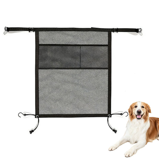 Car Back Seat Pet Barrier Net for Dogs SUV Travel Divider