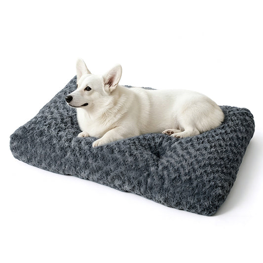 Plush Dog Bed Soft Washable Pet Mattress Pet Sleeping Cushion