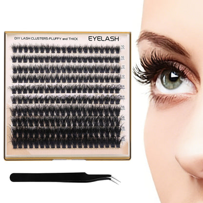 Lash Clusters with Spikes Wispy Cluster Eyelash Extensions Fluffy Eyelashes Clusters Set