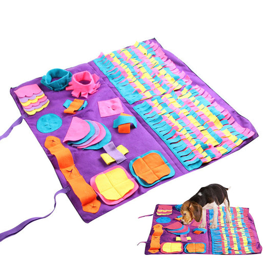 Dog Pet Nose Training Sniffing Pad Toys Blanket Game Feeding Cushion Snuffle Mat