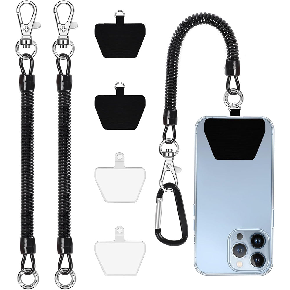 Retractable Phone Lanyard Anti Loss Strap with Mount Patch Set