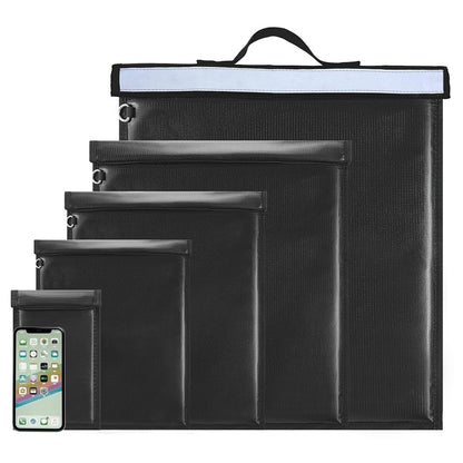 5Pcs Fireproof Faraday Bags EMP Blocker Protection for Cell Phone Laptops Car Keys