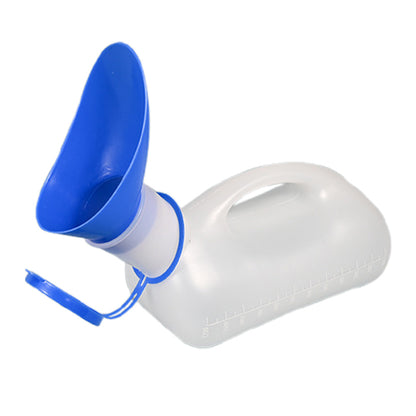 1000ml Adult Urinal with Lid and Portable Urine Bottle for Travel Camping and Car Use