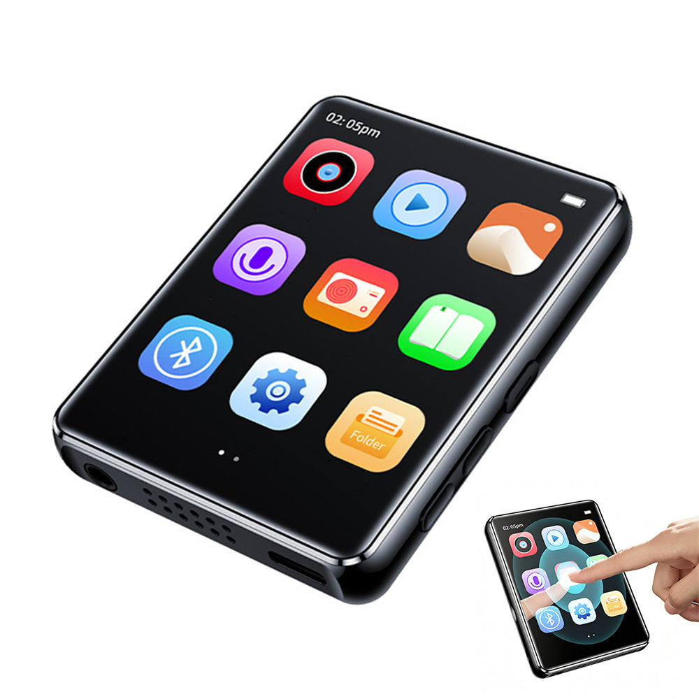 Portable Bluetooth MP3 Player with 2.4 Inch Full Touch Screen
