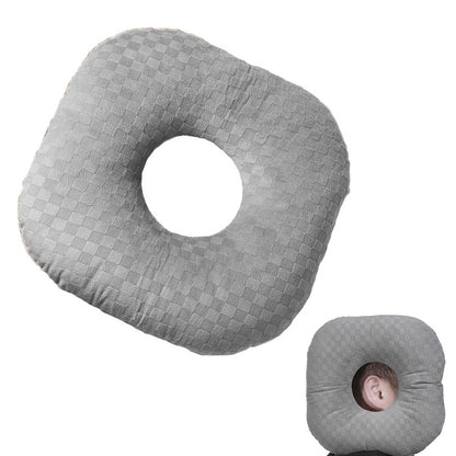 O-Shaped Side Sleeping Pillow with Ear Hole