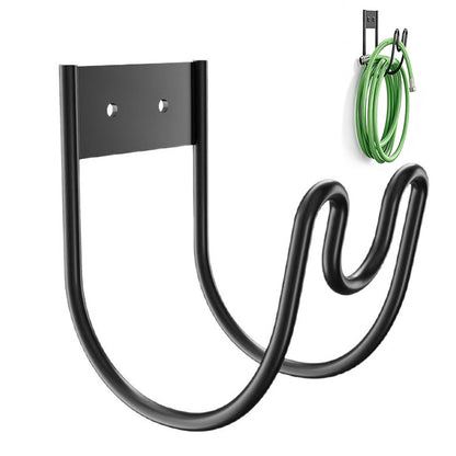 Wall Mount Garden Hose Holder Metal Water Hose Hanger for Outside Garage Yard