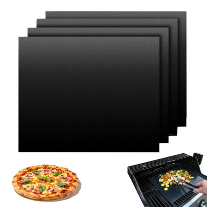 4 Pack Oven Liners Non Stick Baking Mat Reusable Teflon Sheet for Electric Gas Toaster