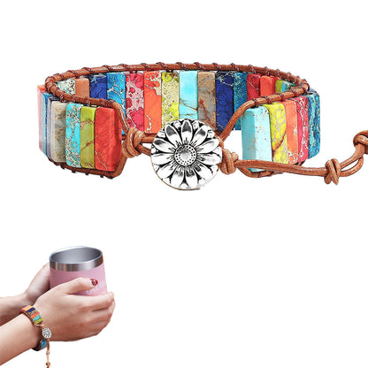 Bohemian Style Bracelet Leather Wrap Bracelets Boho Friendship Jewelry Style 3