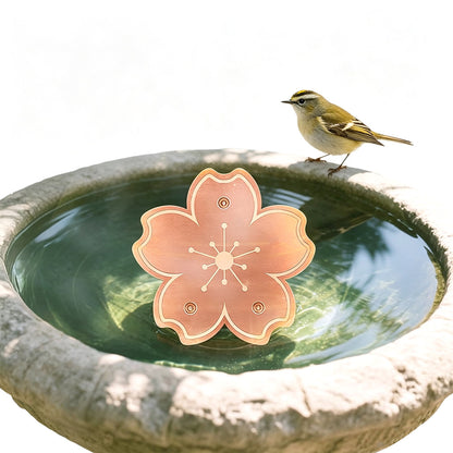 Copper Bird Bath Cleaning Disc -Flower Shape