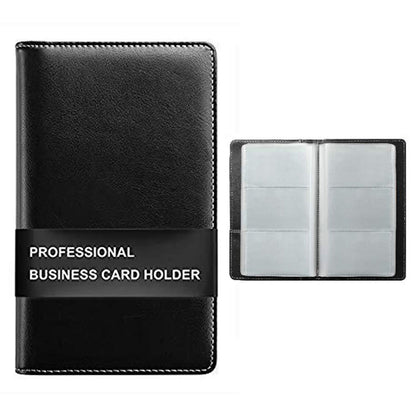 120-Slot Capacity Business Card Holder Album -Black