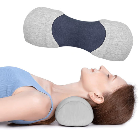 Cervical Memory Foam Pillow Ergonomic Neck Support Roll Cervical Pillow