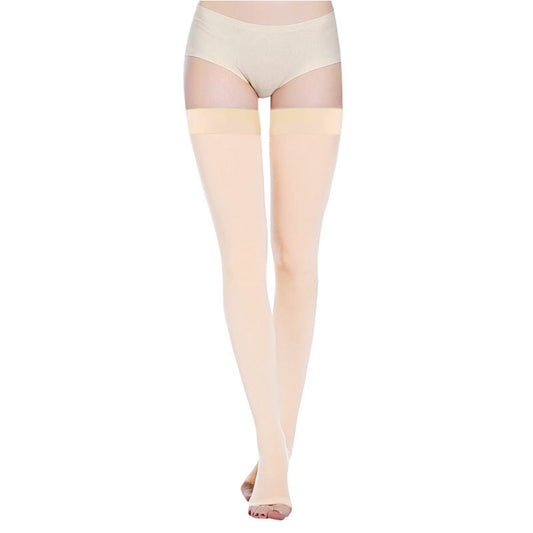 Support Stockings ¨C Open Toe High Stockings and Plus-Size Calf Sleeve for Unisex Cuticolor