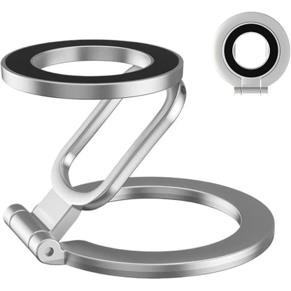 Removable Magnetic Ring Holder & Phone Grip for iPhone 12ââ‚?6 Series Silver