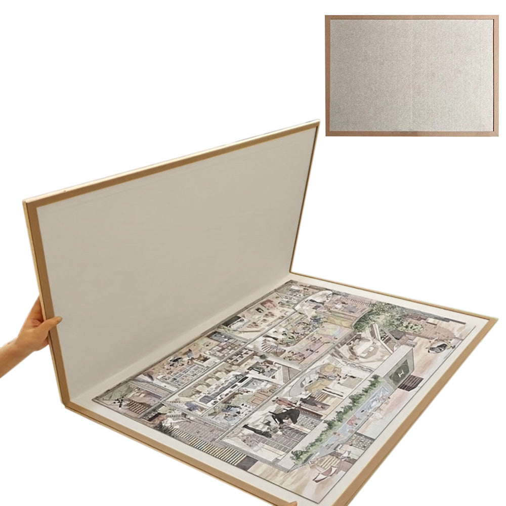 1000 Pieces Foldable Puzzle Board-Beige