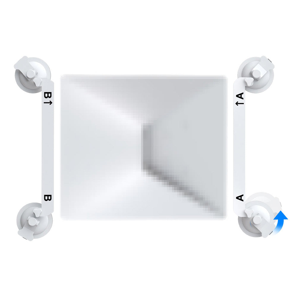 Adjustable Suction Cup Mount for Starlink Mini--White
