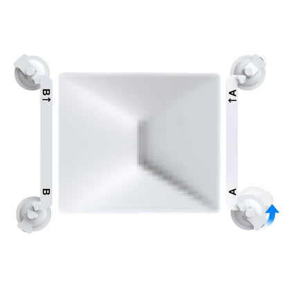 Adjustable Suction Cup Mount for Starlink Mini--White