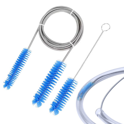 Double End Flexible Pipe Cleaning Brush Set-Blue