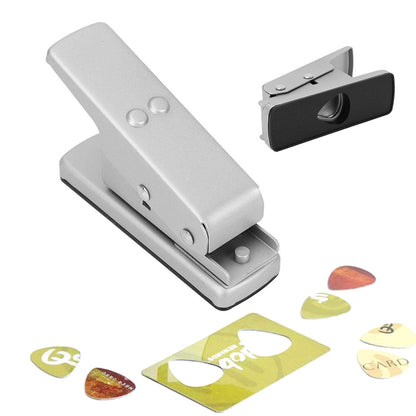 DIY Guitar Pick Punch Cutter Tool-Silver
