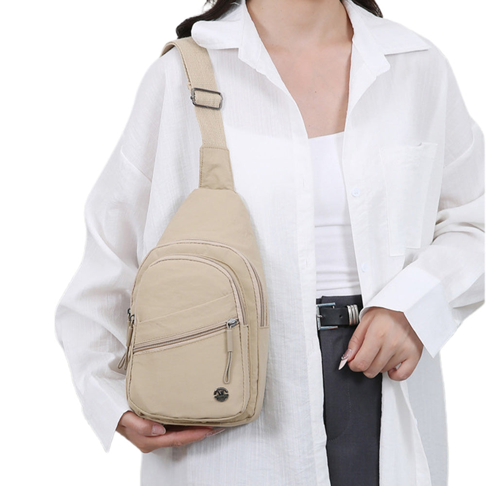 Anti Theft Sling Bag Crossbody Bag for Women Khaki