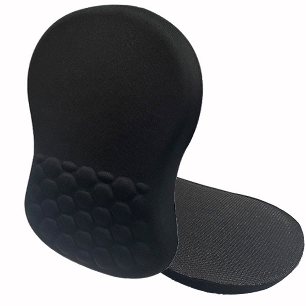 Ergonomic Computer Mouse Pad Memory Foam Wrist Rest Support for Home Office Black