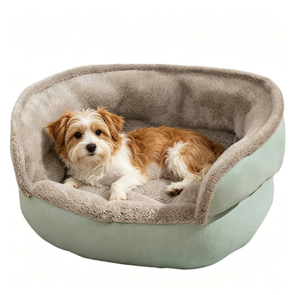Soft Dog Bed for Indoor Anti Slip Pet Bed -Green