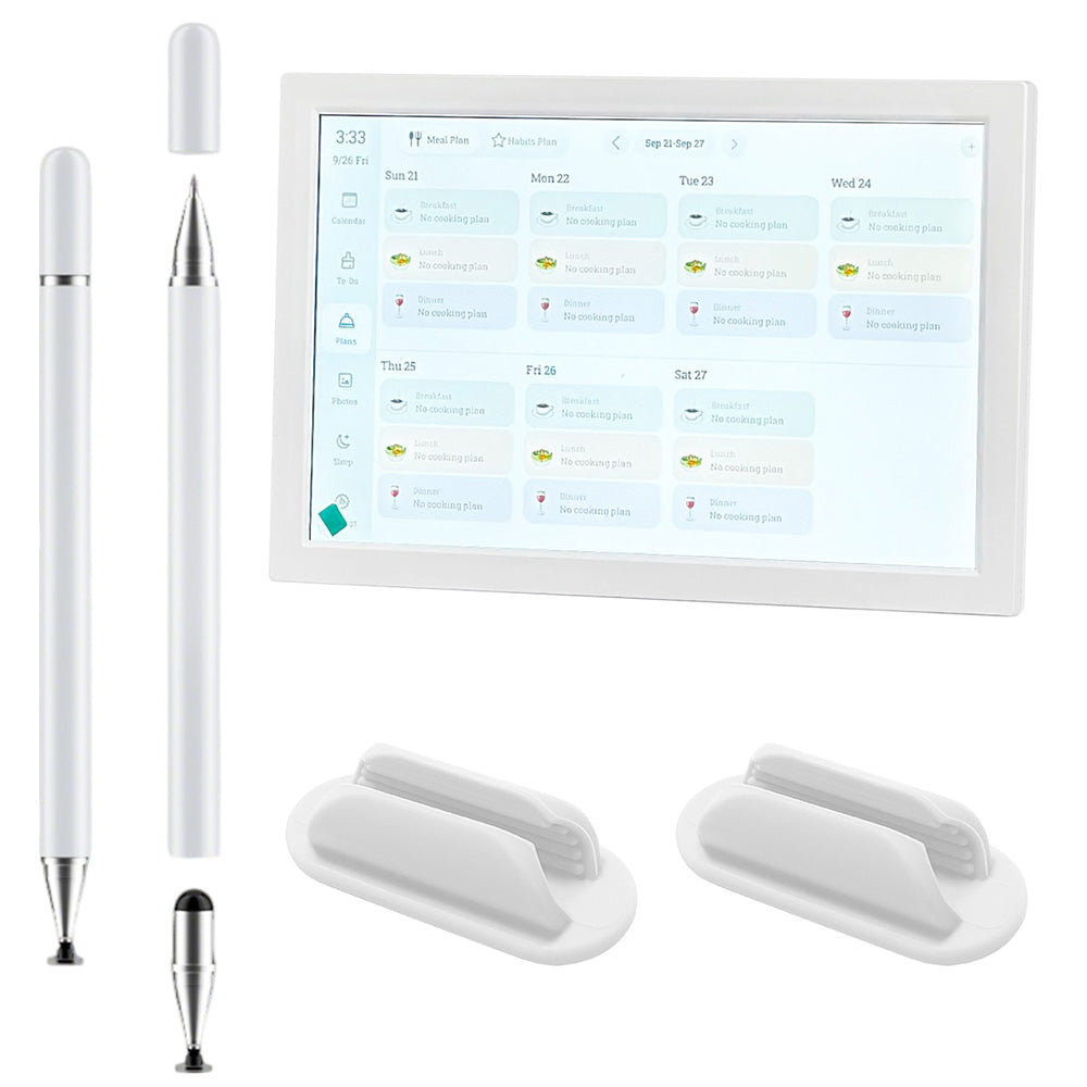 10.1 Inch Smart Digital Calendar with Touch Screen and Stylus Pens-Black