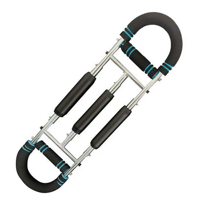 Adjustable Twister Arm Trainer & Chest Exerciser with 3 Springs Blue