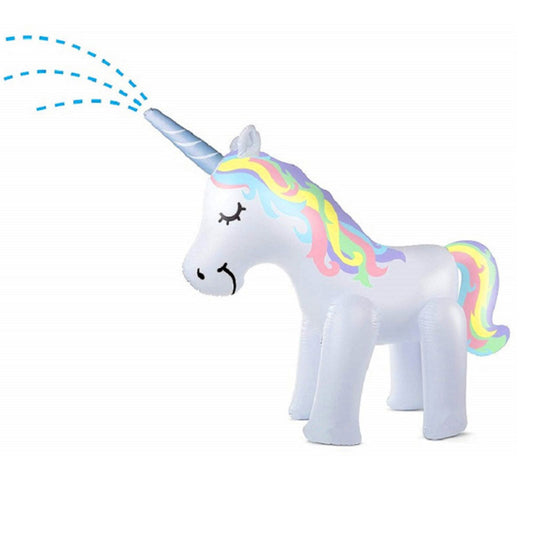 Giant Unicorns Inflatable Sprinkler Summer Outdoor Yard Water Spray Toy Style 1