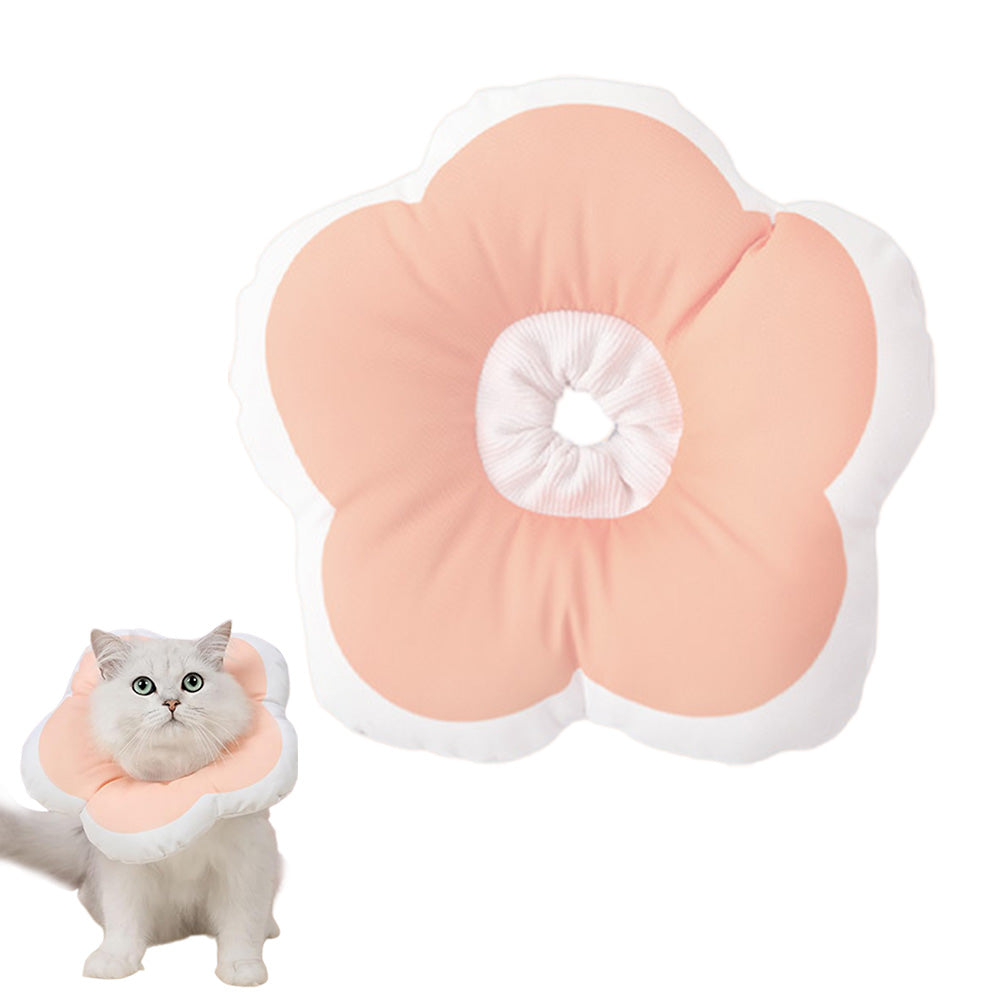 Cat Cone Collar Elizabethan Collar Anti-Bite Lick Cat Recovery Neck Collar Orange