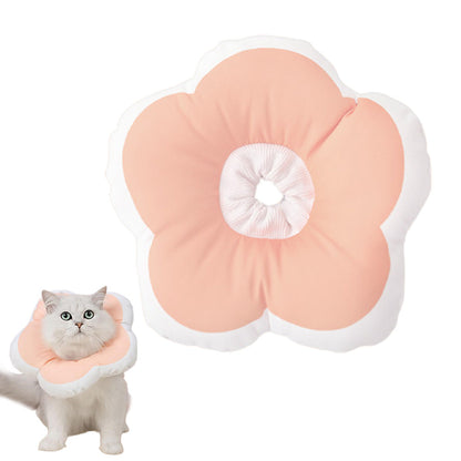 Cat Cone Collar Elizabethan Collar Anti-Bite Lick Cat Recovery Neck Collar Orange