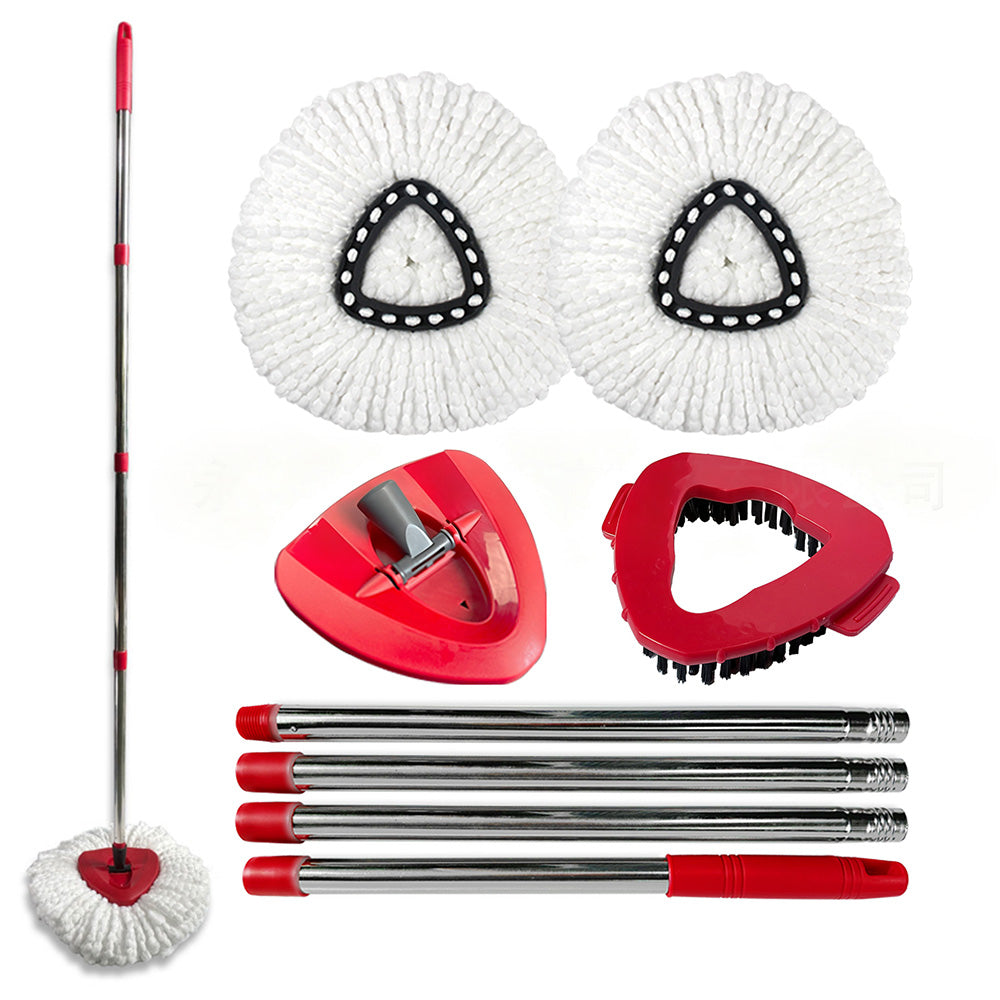 Replacement Spin Mop Head Set Compatible with O-Cedar EasyWring Spin Mop Style 1