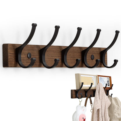 Wall Mounted Coat and Hat Rack