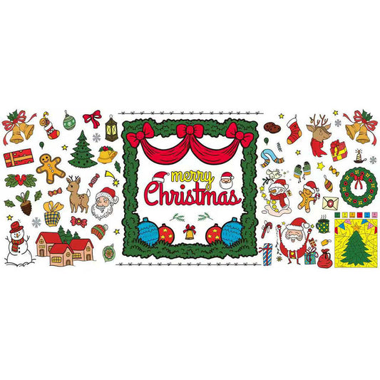 Christmas Giant DIY Coloring Poster for Kids 76x183cm Wall Art Banner