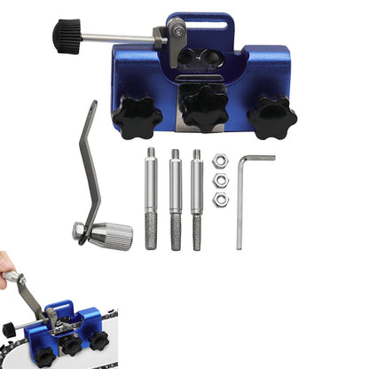 Manual Saw Chain Sharpener -Blue