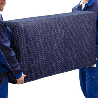Non-woven Moving Blankets Furniture Packing Pads for Moving and Storage Blue