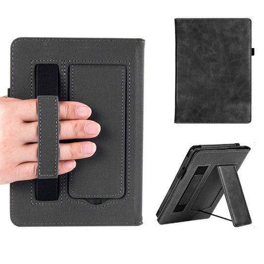 Auto Sleep Wake Protective Case with Stand for Kindle Paperwhite 12th Gen 2024 Released  PU Leather Cover Black