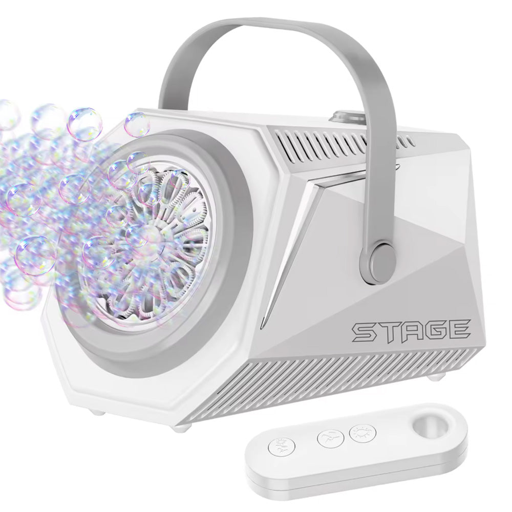 Automatic Blower Remote Control Bubble Machine - White