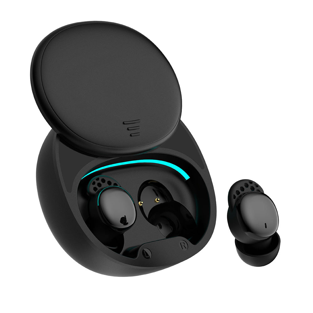 In Ear Sleep Headphones with Digital Power Display Invisible Noise Blocking Earphone for Side Sleepers Black