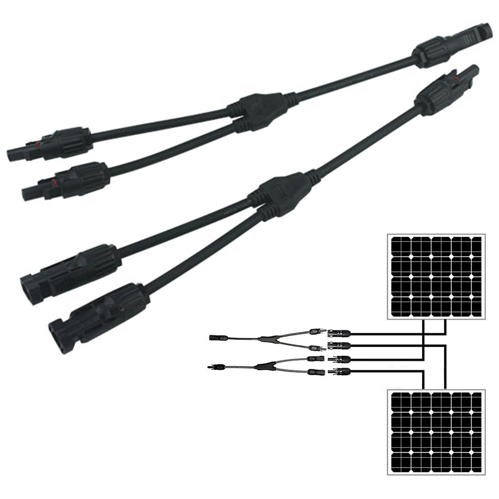 Solar Connectors Y Branch Parallel Adapter Cable