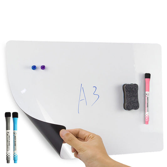 Fridge Whiteboard Set Dry Erase Board with Pen Marker Eraser for Kitchen Home Memo Reminder