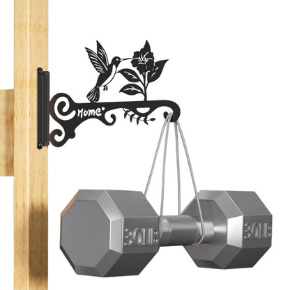 Decorative Metal Wall Hook for Plants  Bird Feeders & Wind Chimes