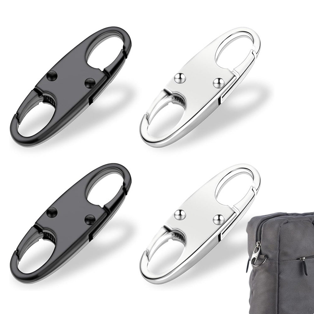 4PCS Zipper Pull Replacements with Lock for Luggage and Suitcases Style 1