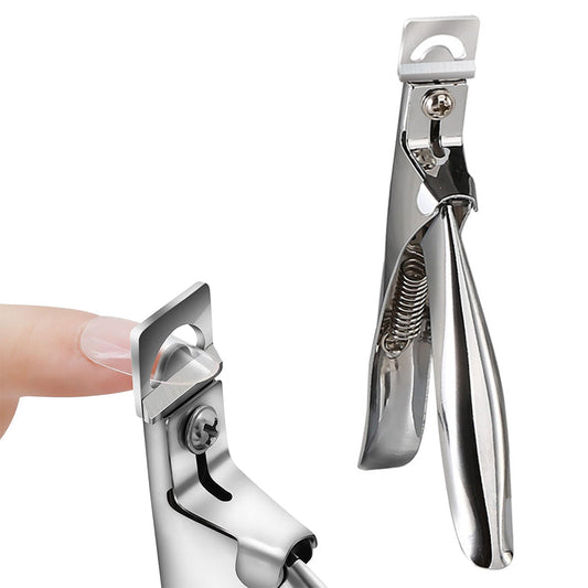 Nail Scissor False Nail Clipper Acrylic Nail Tips Cutter Manicure Tool Silver